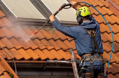 Démoussage et hydrofuge de toiture à Sainte-Agnès